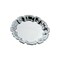 Contemporary Home Living 10" Silver Round Stainless Steel Tray